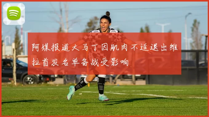 阿媒报道大马丁因肌肉不适退出维拉首发名单备战受影响